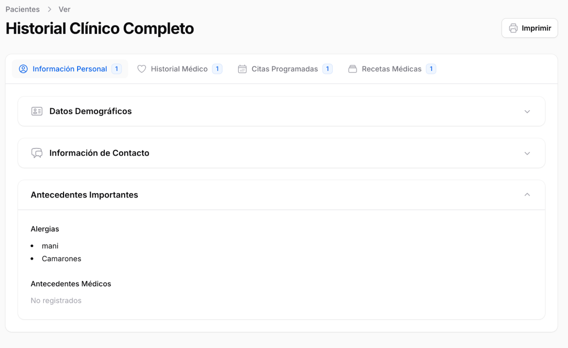 Plataforma de clinicas - Imagen 3